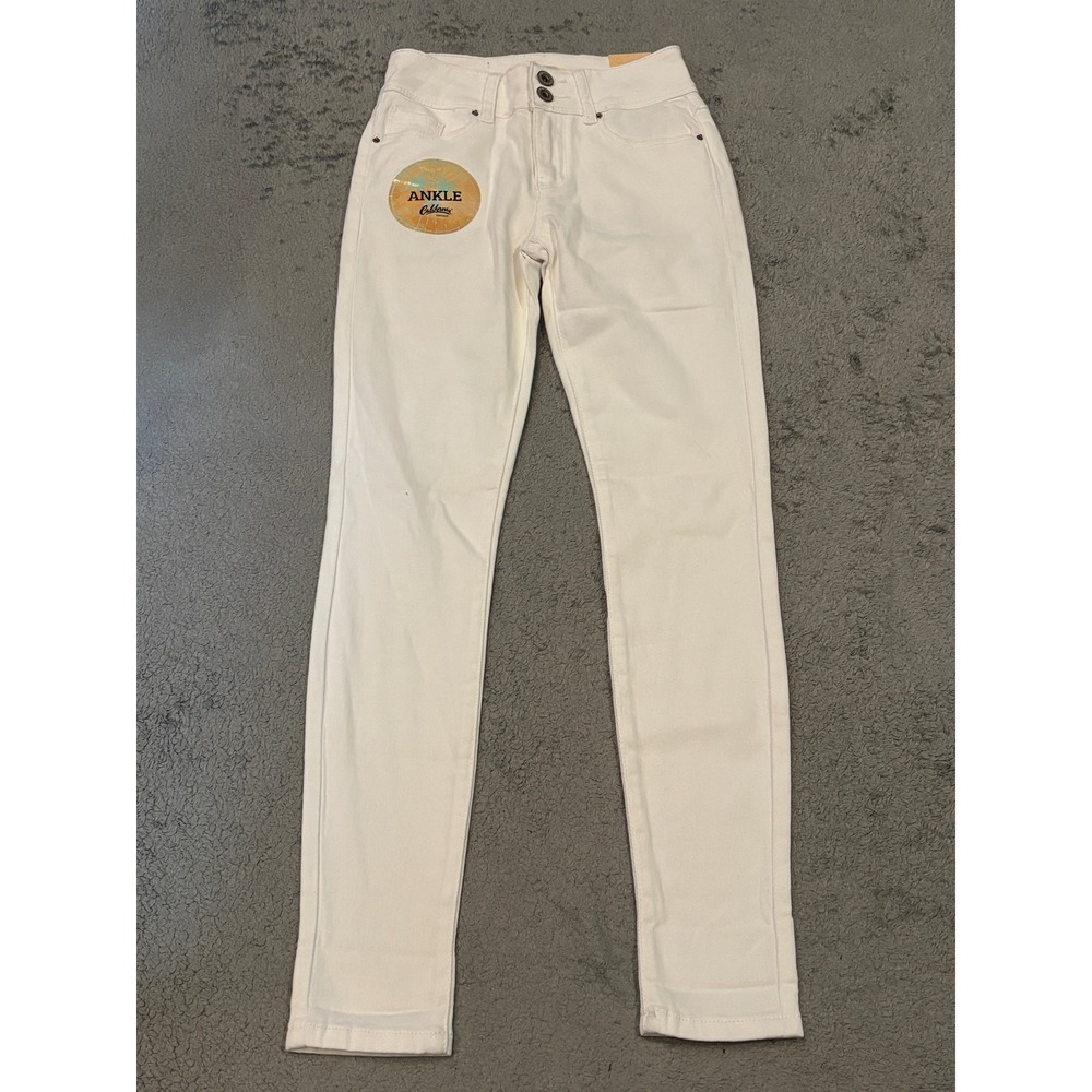 California Vintage YMI White Ankle Skinny Jeans High Rise Size 3